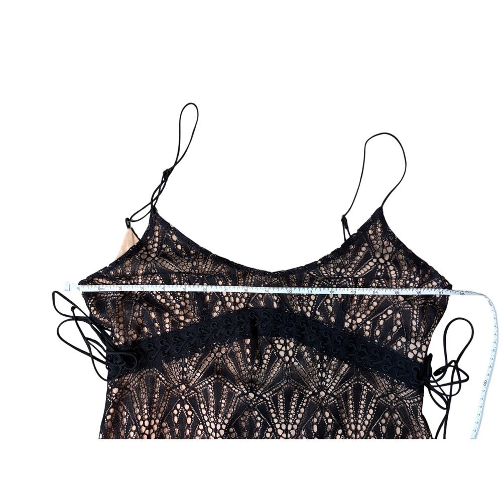 For Love and Lemons Black Lace Mini Dress Size L - Picture 13 of 16